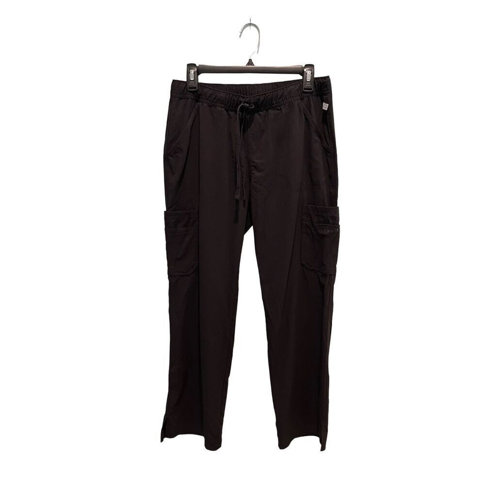 Sapphire black scrubs with multiple pockets - S